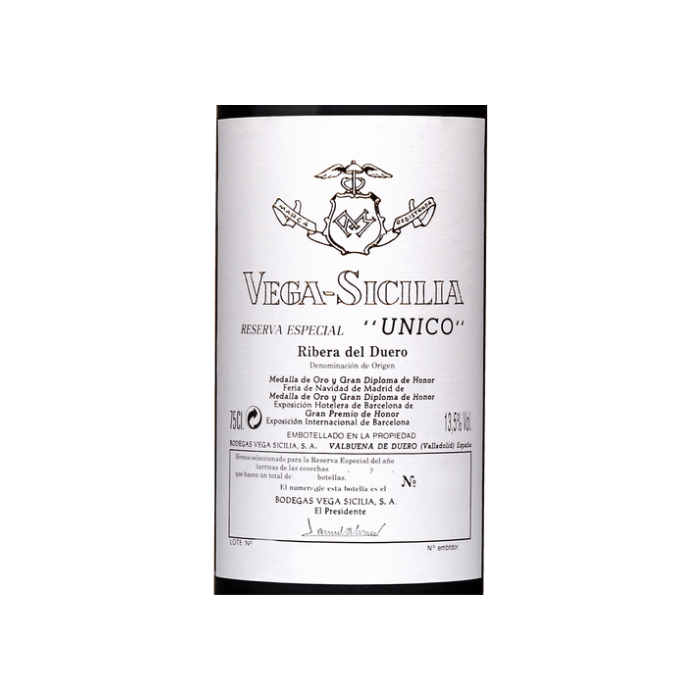 Vega Sicilia Unico Reserva Especial NV (Released in 2023)