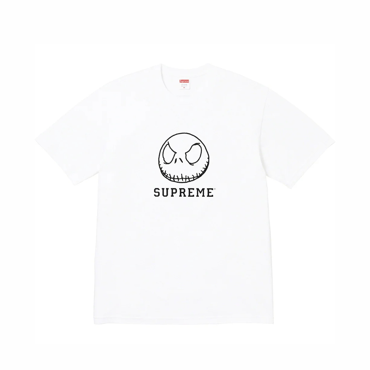 -(B3c03)-SUPREME SKELETON TEE 鬼臉塗鴉T-FW23T5