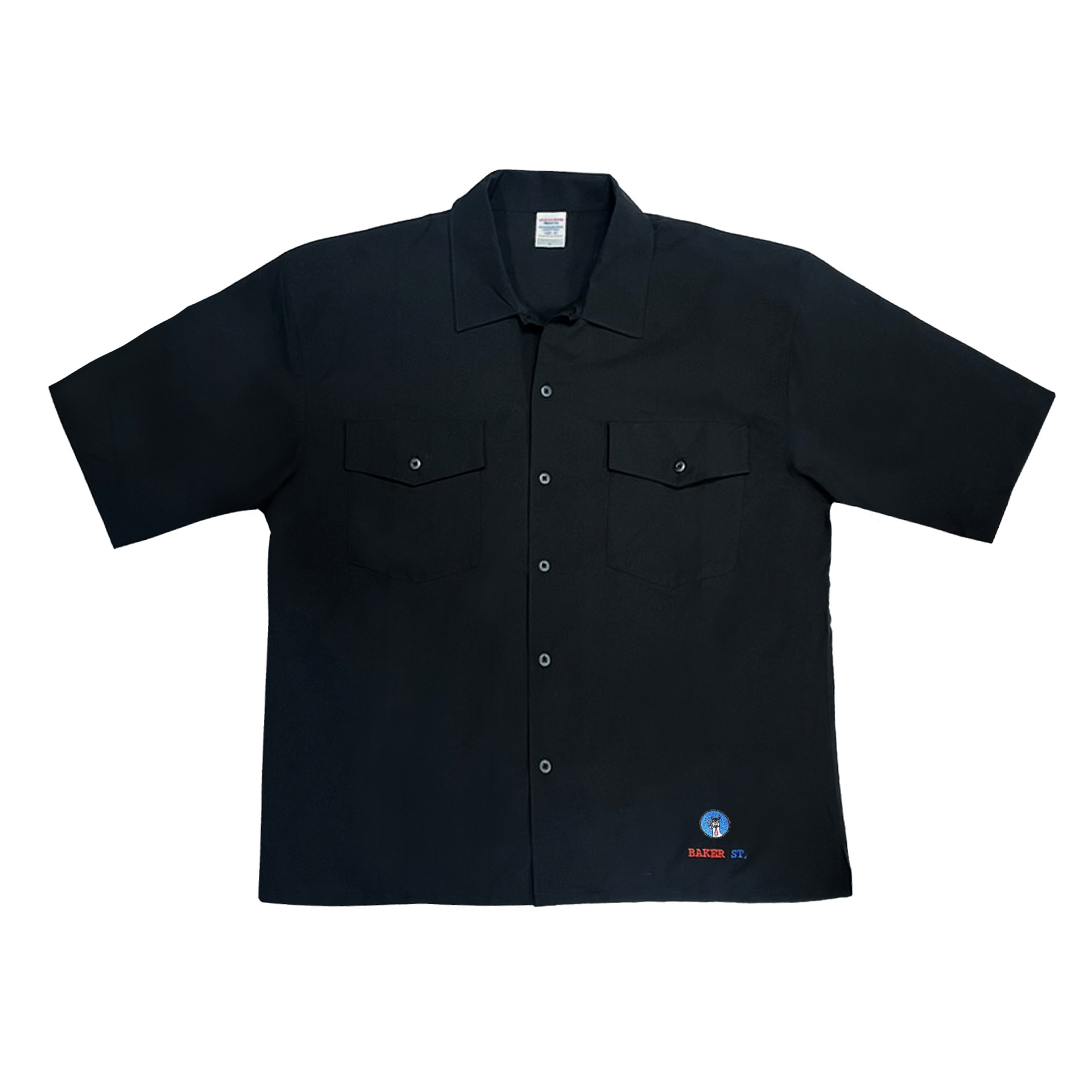 Smokin' Alpaca 藍圈煙斗多功能雙口袋落肩襯衫