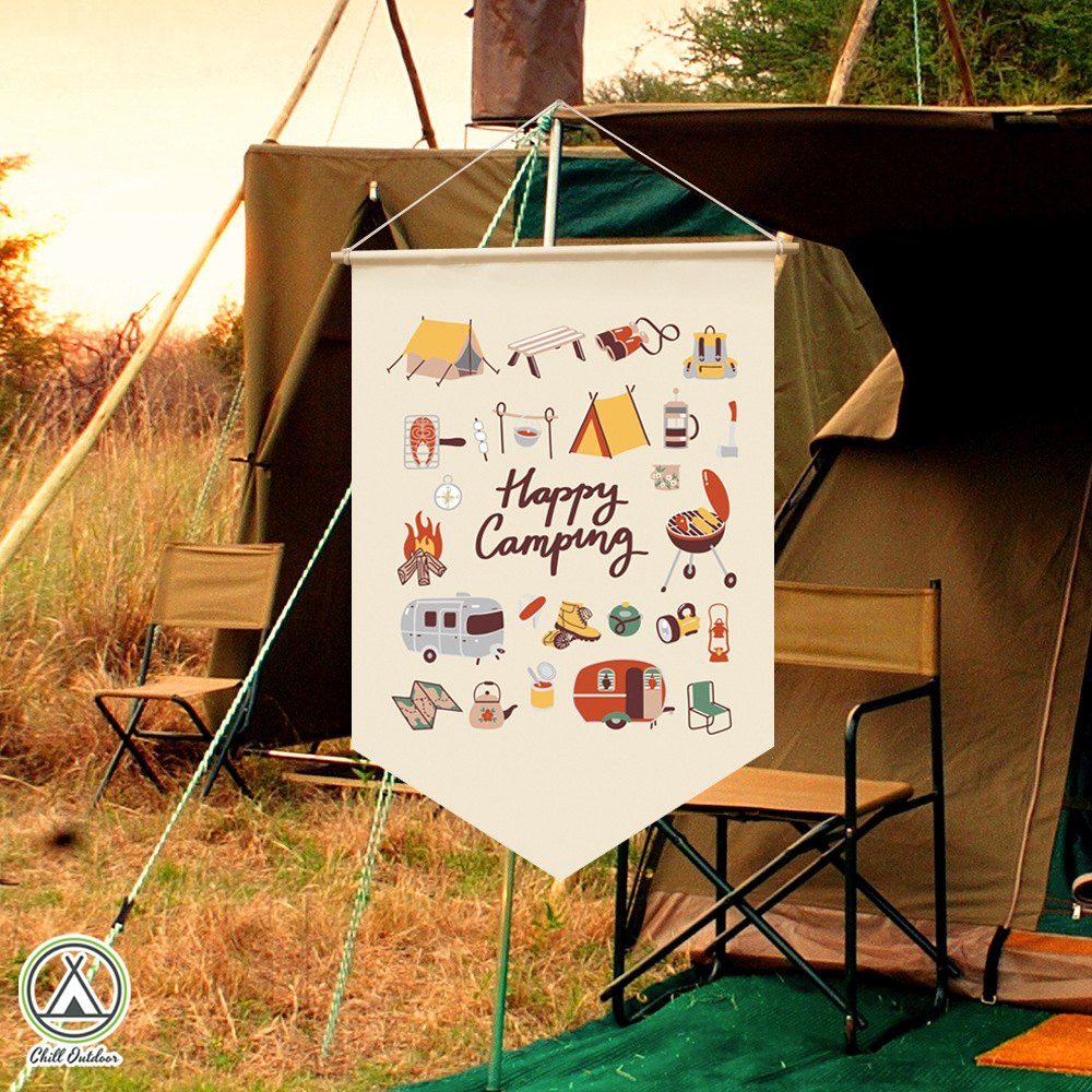 木桿五角掛旗－(八種類)