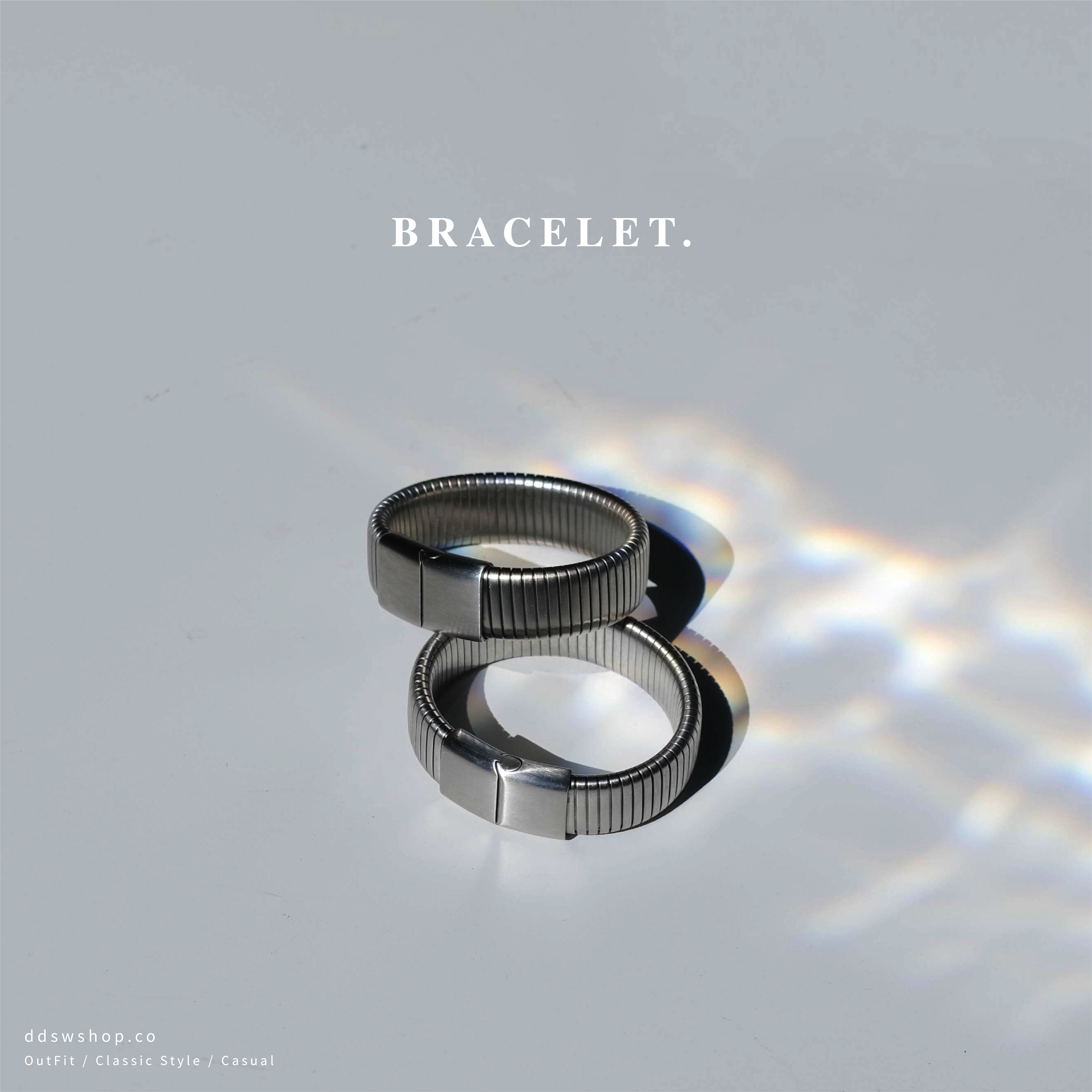 D.ecorate 簡約扣環手鐲