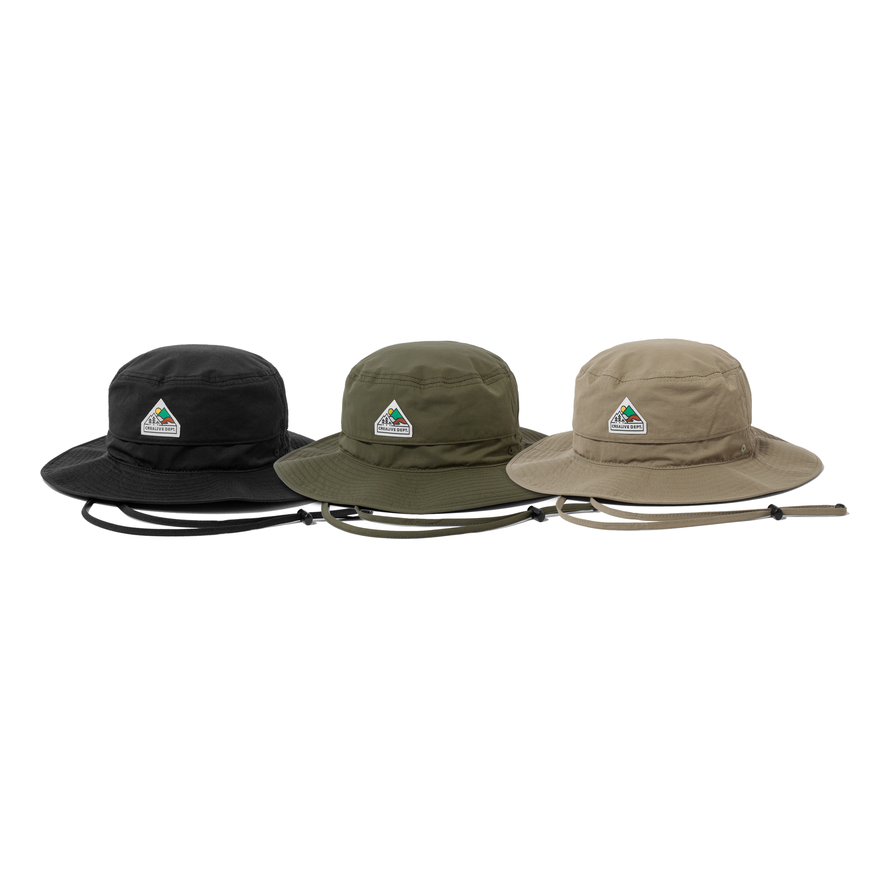 Filter017 CREALIVE DEPT. Mountain Peak Logo Boonie Hat 山峰標誌機能登山戰術帽