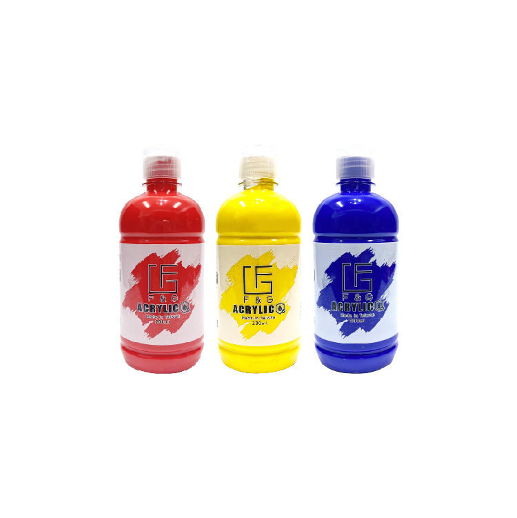 台灣 F&G 壓克力顏料 200ml