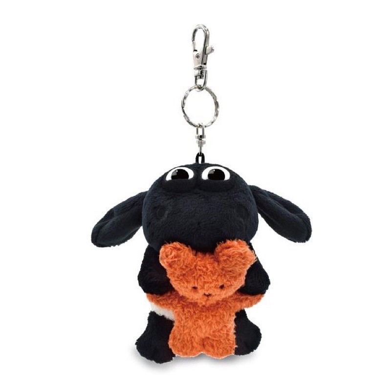 《笑笑羊》NICI 堤米抱小熊造型飲料套鑰匙圈