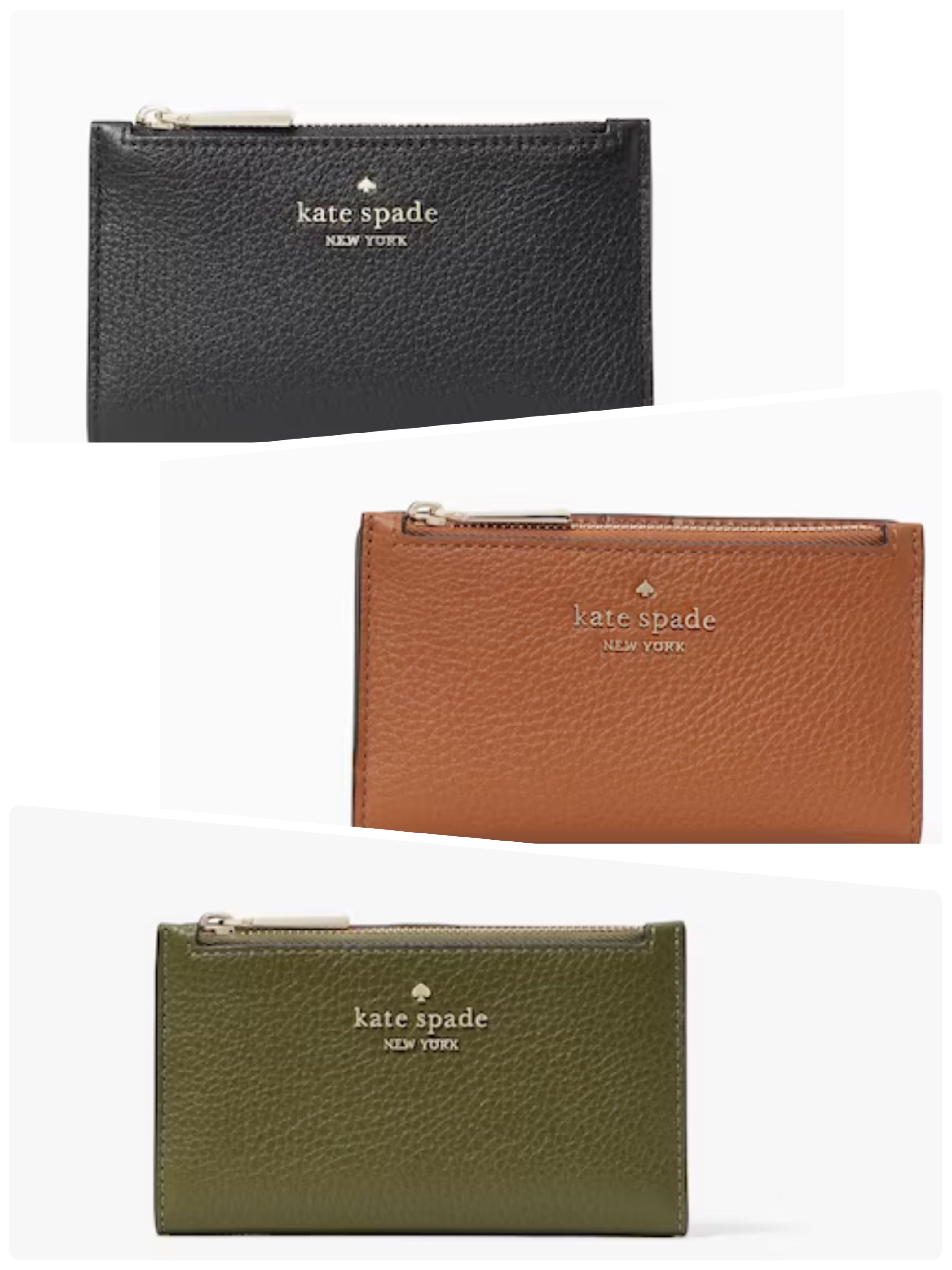【現貨】Kate Spade Z090107 荔枝皮銀包