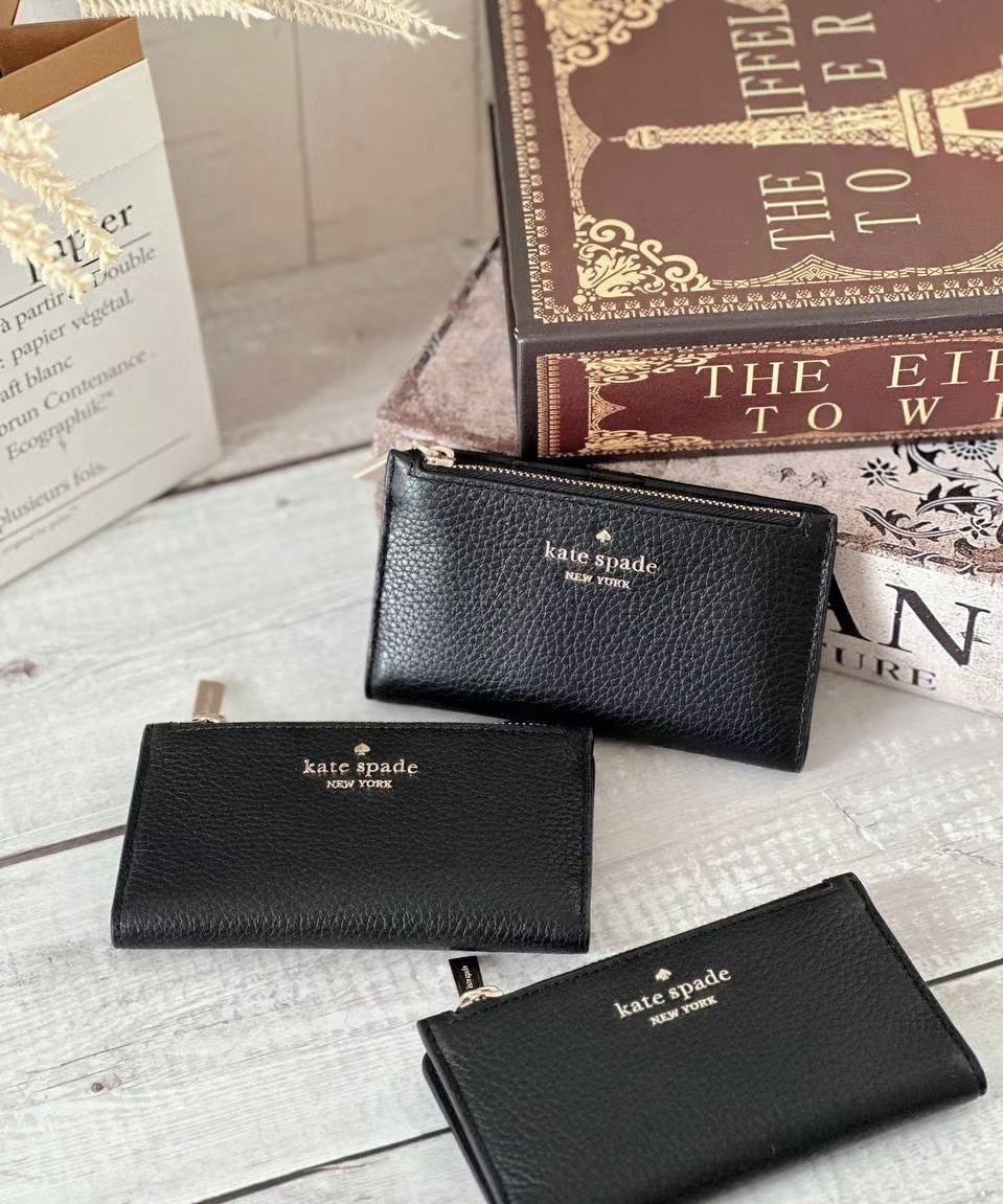 【現貨】Kate Spade Z090107 荔枝皮銀包