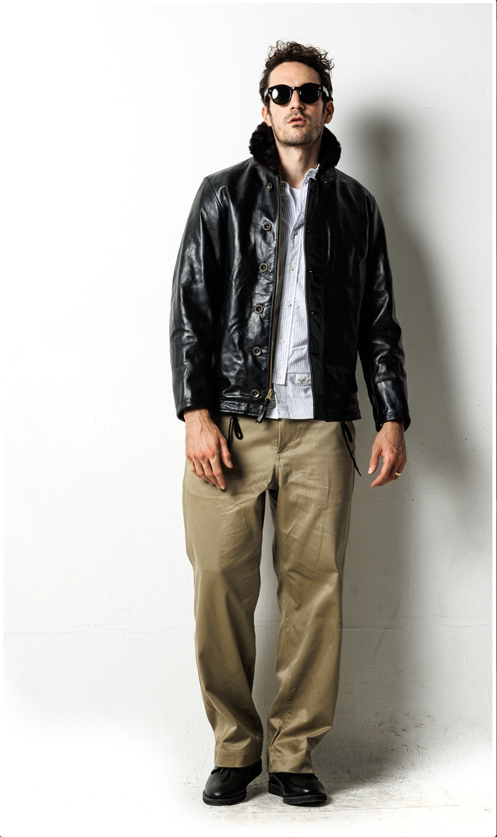 HOUSTON 1940'S Military Chino Pants