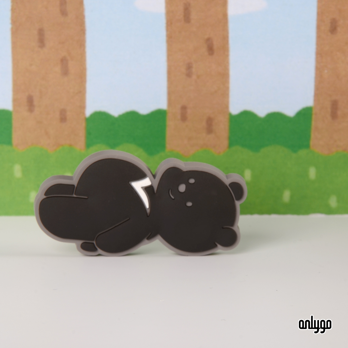 まったり動物マグネット（タイワンツキノワグマ）