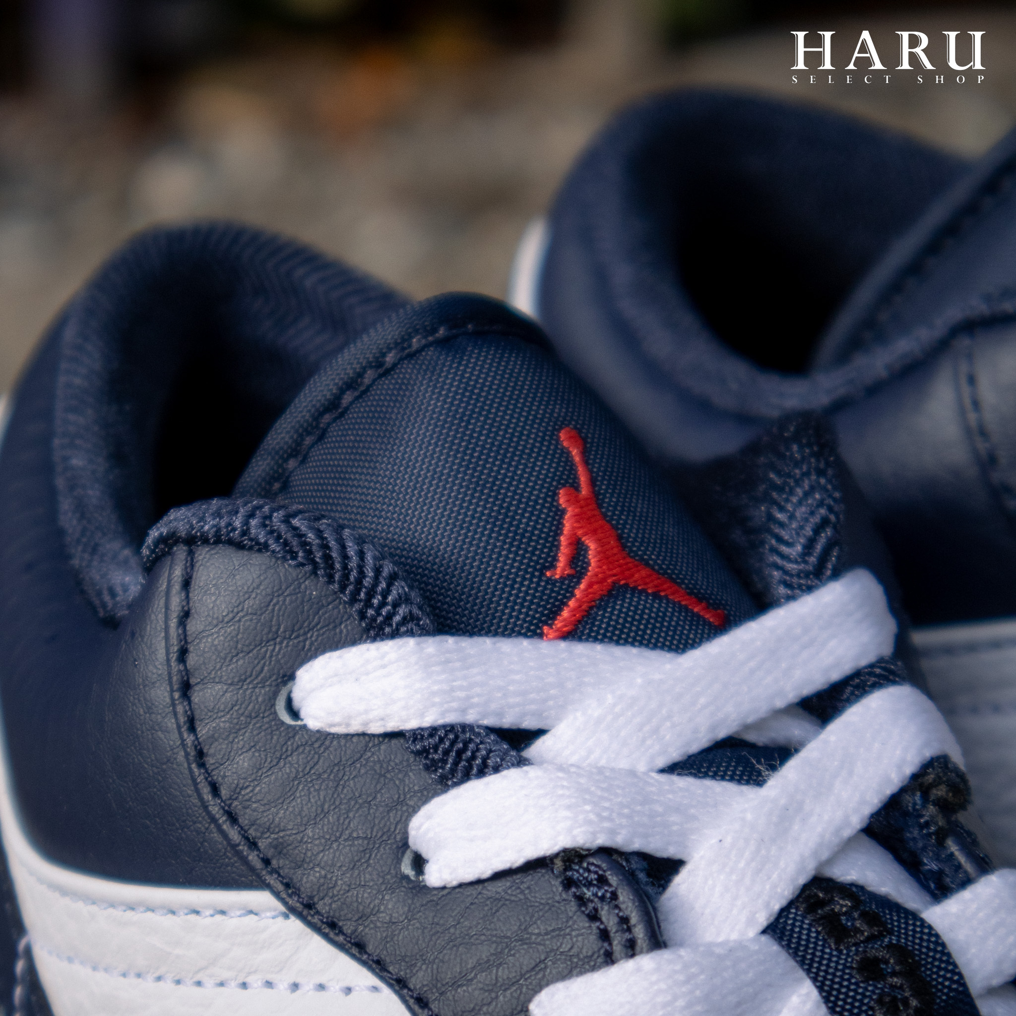 Nike Air Jordan 1 Low 午夜藍 黑曜石 經典 喬丹 低筒 運動 男生復古休閒鞋 553558-481