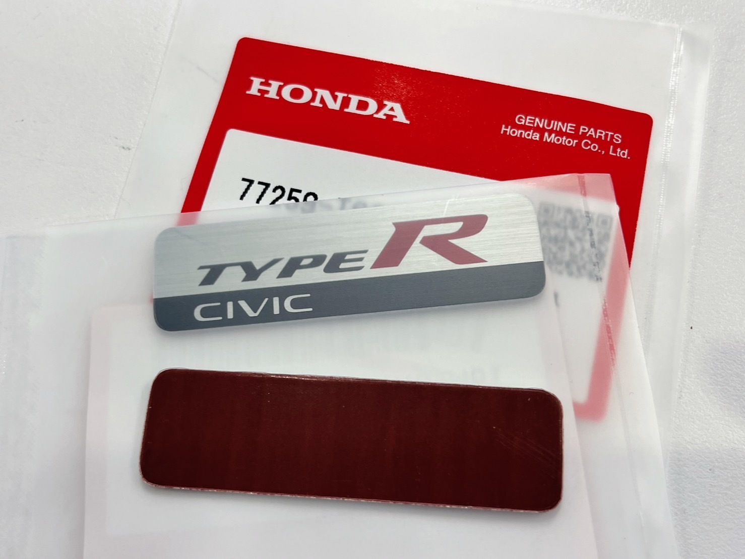 HONDA CIVIC 11代 TYPE-R 小名牌 廠徽 LOGO 鋁牌 髮絲紋 正品