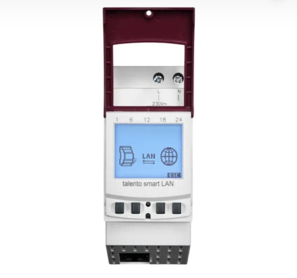 GRASSLIN 43.04.0006.1數字定時器，智能 LAN，4WDIN 導軌安裝