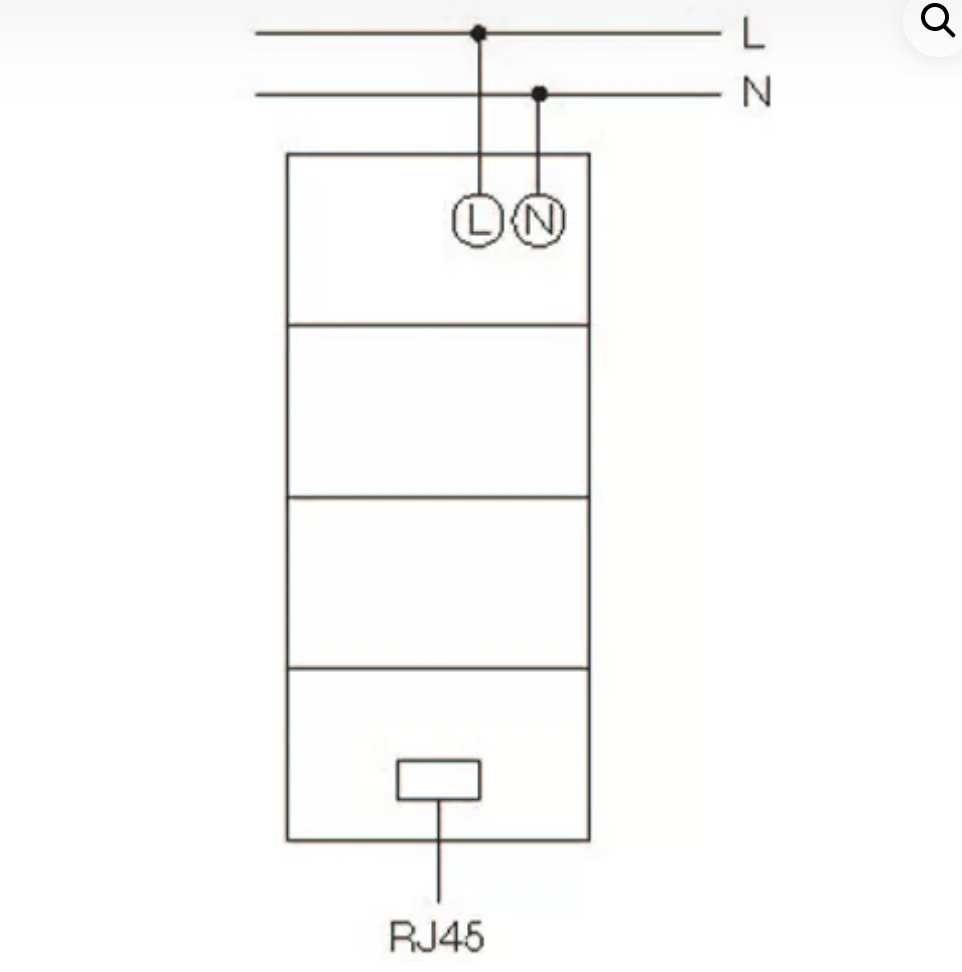 GRASSLIN 43.04.0006.1數字定時器，智能 LAN，4WDIN 導軌安裝