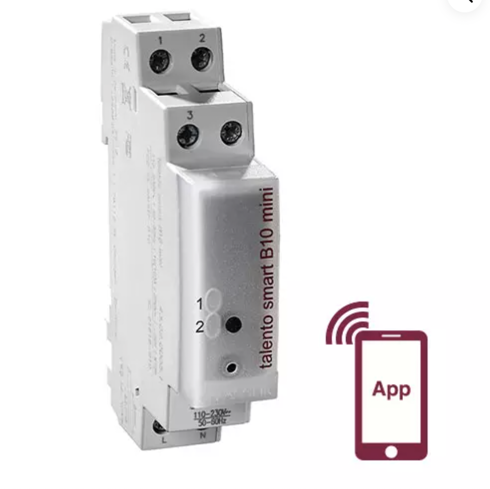 GRASSLIN 43.02.0005.1 數字定時器，TALENTO SMART B10 MINI，DIN 導軌安裝