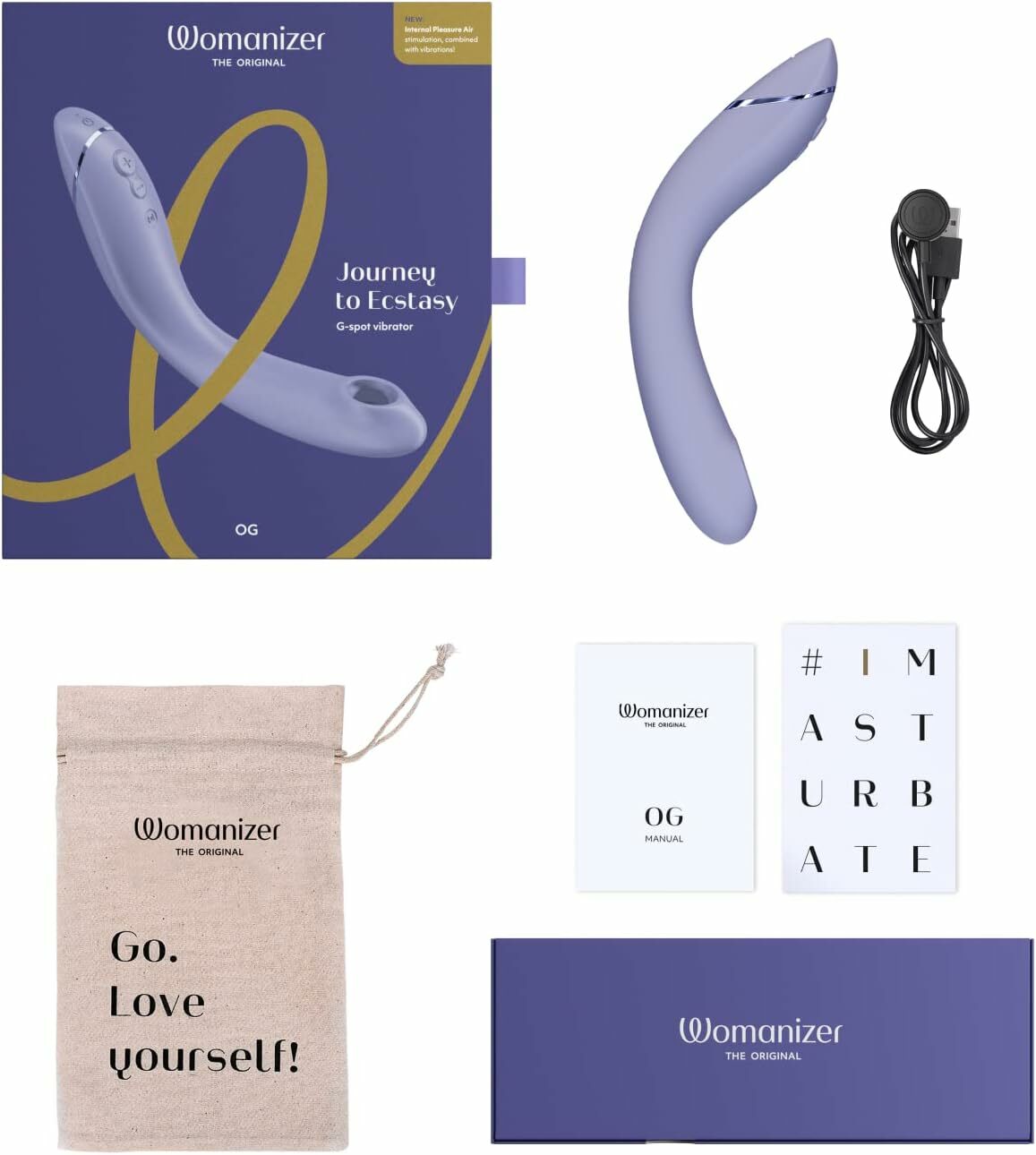 Womanizer OG G 點吸啜震動器 (紫丁香色)