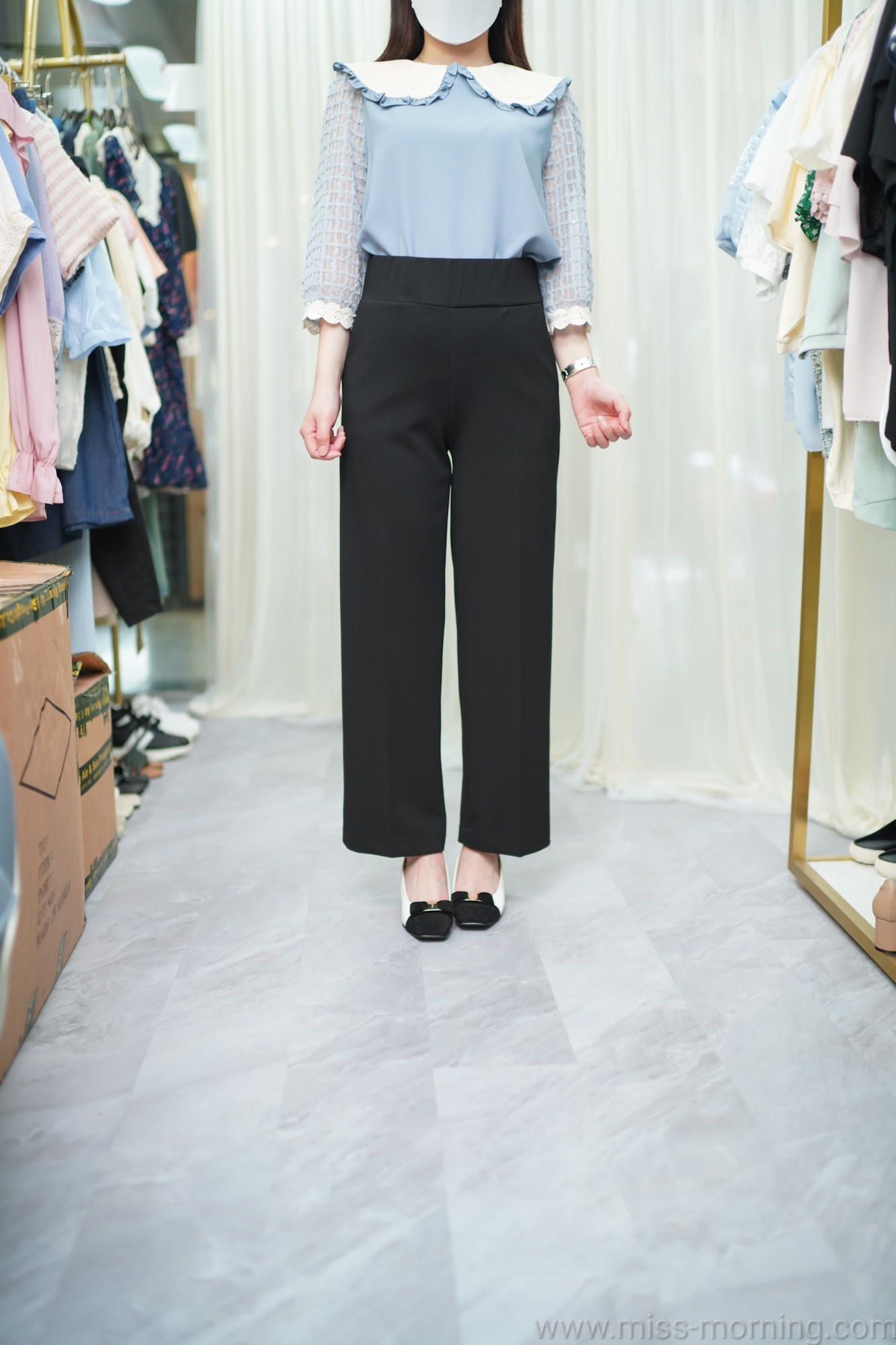 包腩顯瘦直腳褲(33617)