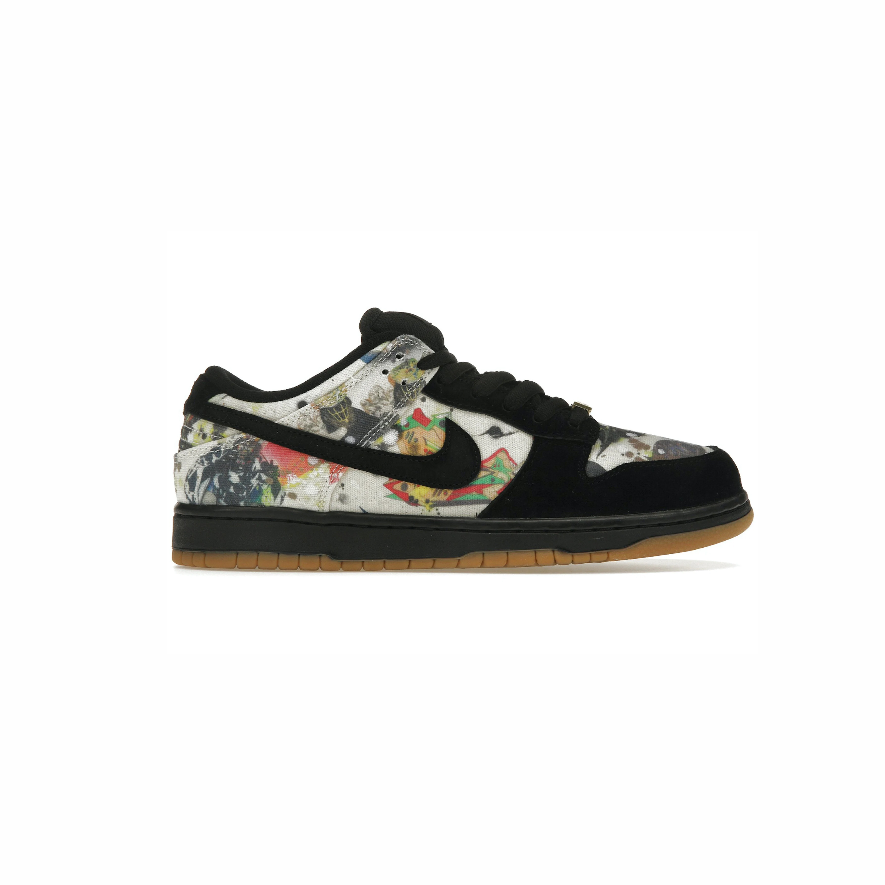 -(A19c)-SUPREME X NIKE DUNK SB LOW "SUPREME RAMMELLZEE" 黑色 低筒-FD8778 001
