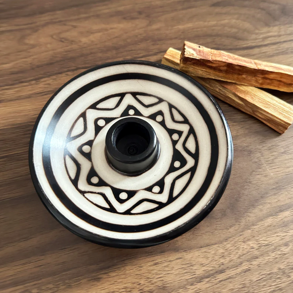 La Tienda - 秘魯陶瓷薰香盤 / 香薰座（白晝 / 聖木條、香塔、香錐、香粉...等皆適用）