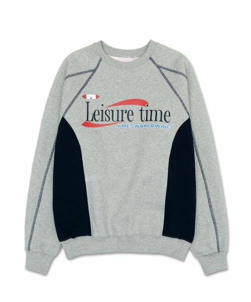 AMES  LEISURE TIME LOGO SWEATSHIRT GREY