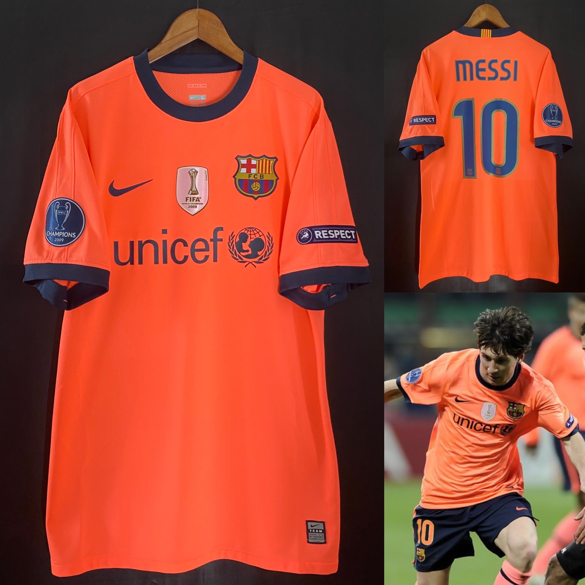 Official Jersey Lionel Messi Number 10. Uniform Season 2021