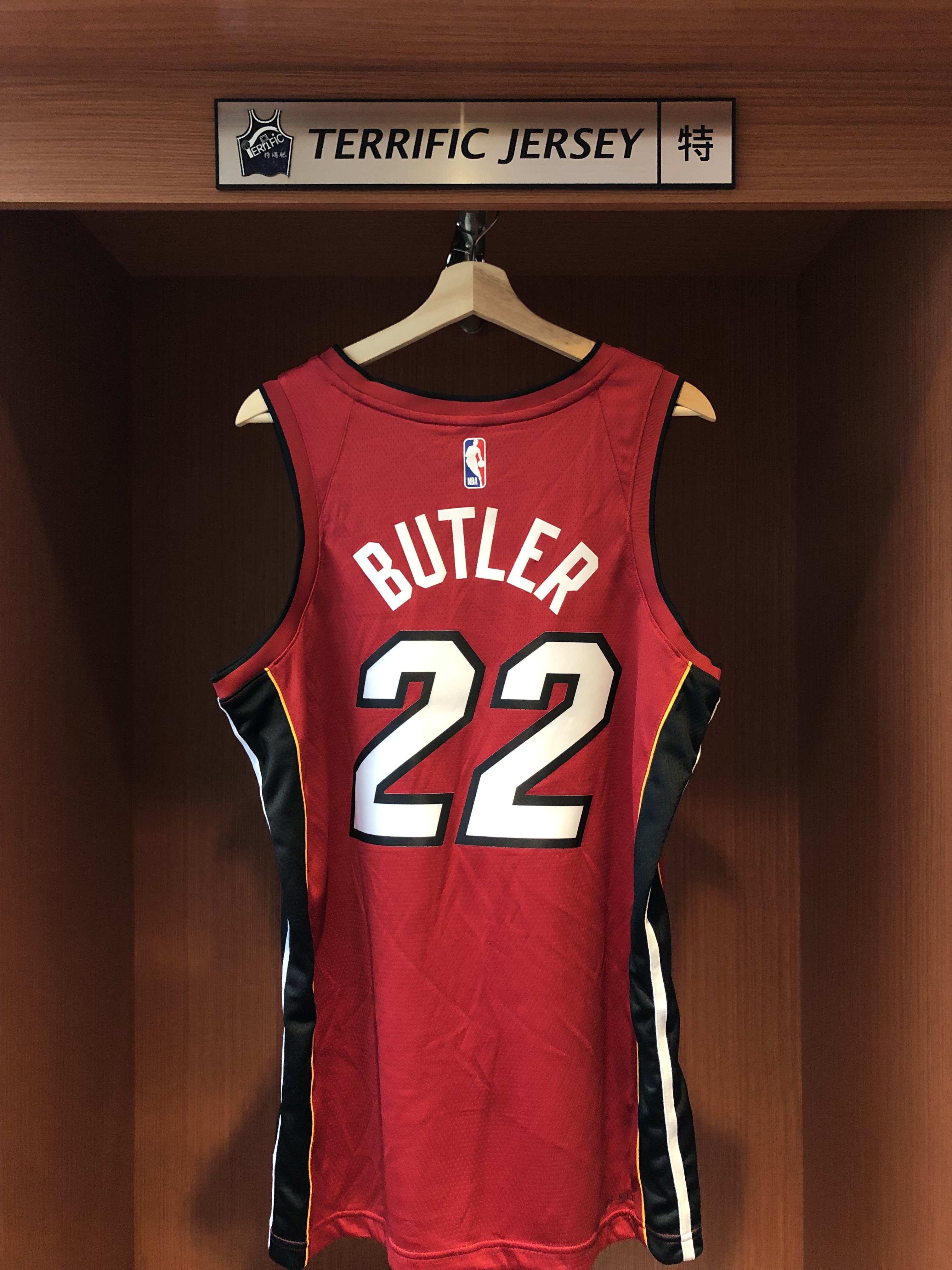 NBA球衣 Jimmy Butler 邁阿密熱火紅 Statement Jordan Swingman 球迷版 熱轉印 全新