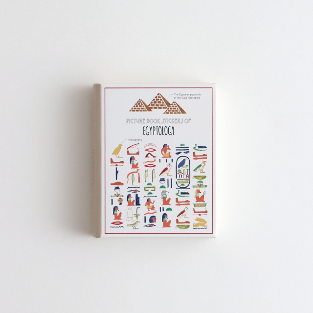 古埃及學圖鑑 34枚書型貼紙組｜日本STUDY HOLIC