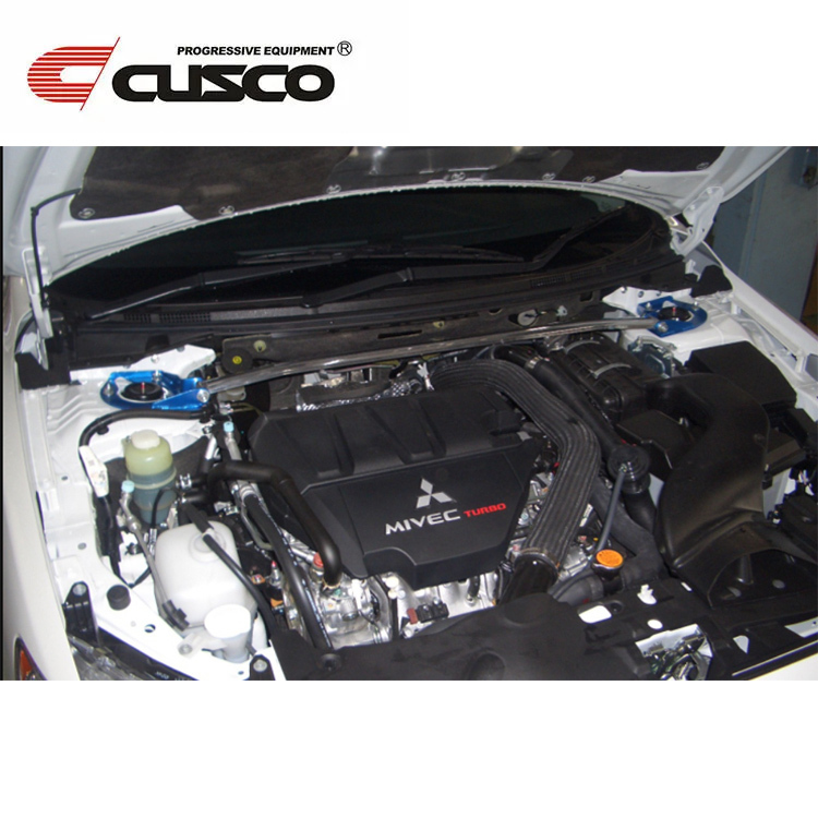 CUSCO TYPE-OS 引擎室拉桿 MITSUBISHI LANCER FORTIS