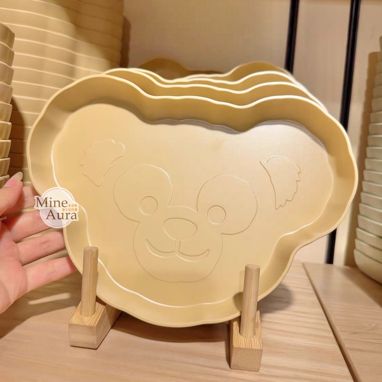 達菲 Duffy 大頭 造型 餐盤 廚房用品 -上海迪士尼樂園