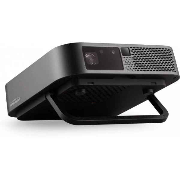 ViewSonic M2e Full HD 1080p Portable Projector with Harman Kardon Bluetooth Speakers