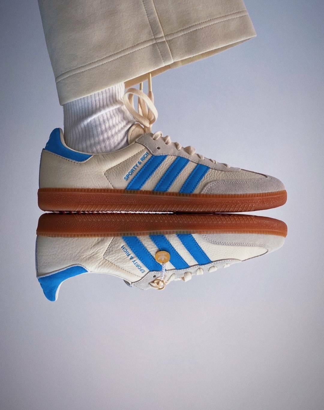 Adidas originals x Sporty & Rich Samba 糖果配色  德訓鞋