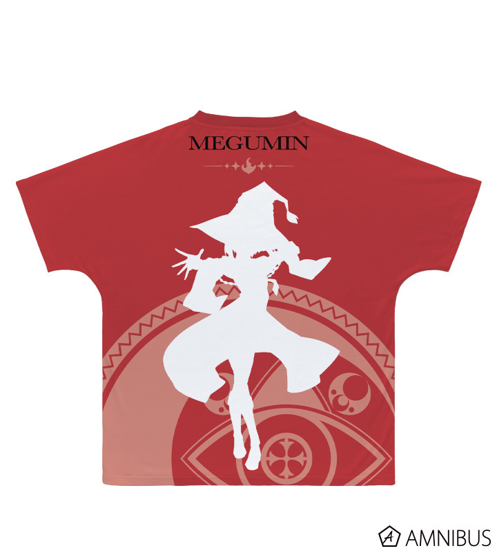 Pbandai 預訂2024/1月 この素晴らしい世界に爆焔を！めぐみん Ani-Art フルグラフィックTシャツ/ユニセックス