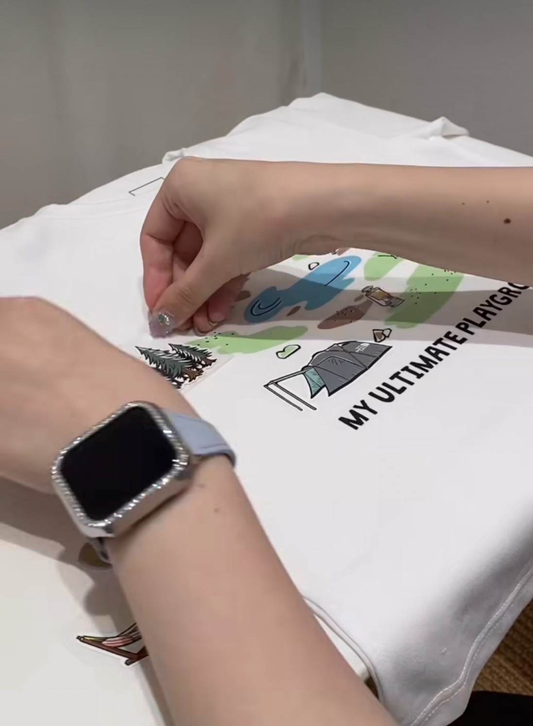 日本TNF Own Playgrond 童裝短袖