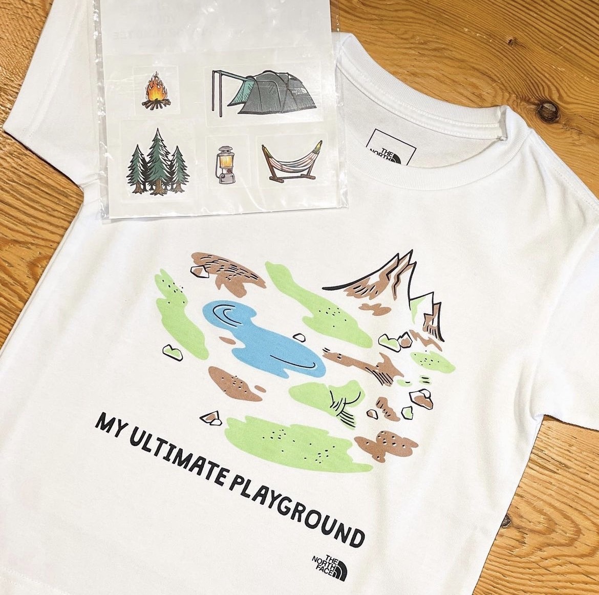 日本TNF Own Playgrond 童裝短袖