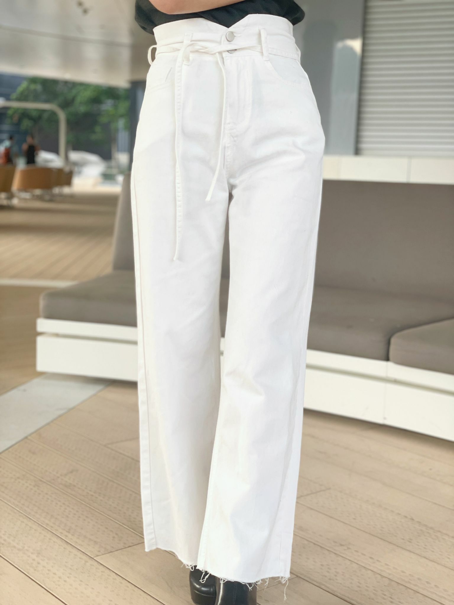 PANTS#5272 🤍高腰低檔長腿褲