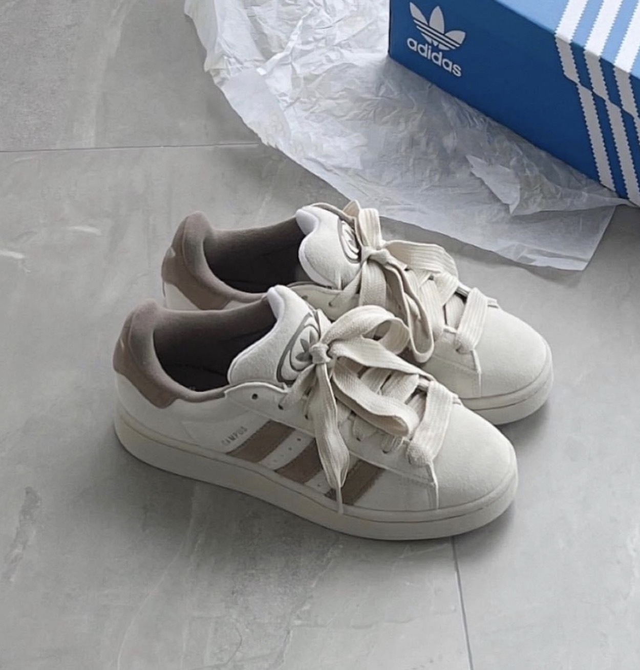 ADIDAS CAMPUS 00S 麵包鞋 三葉草 奶油榛果 大地色 奶茶色