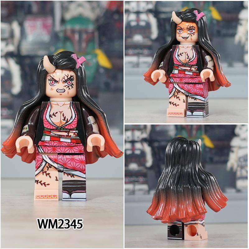 Nezuko Kamado Demon Slayer Minifigures Minifigs Fit Lego WM6138 WM2345