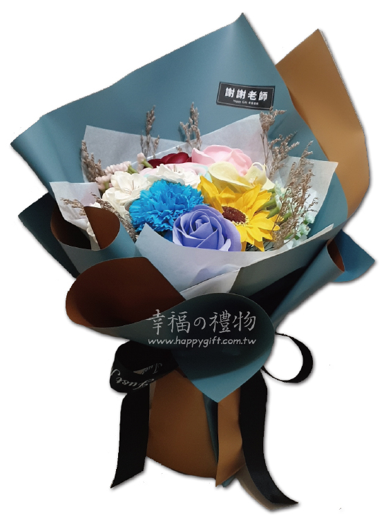 混款多種香皂花束,桃園花店,幸福禮物婚禮小物,mix soapflower bouquet