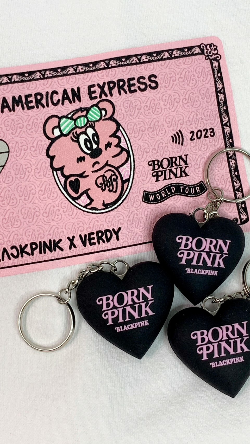 BLACKPINK x VERDY BORN PINK POP-UP 限定週邊愛心吊飾