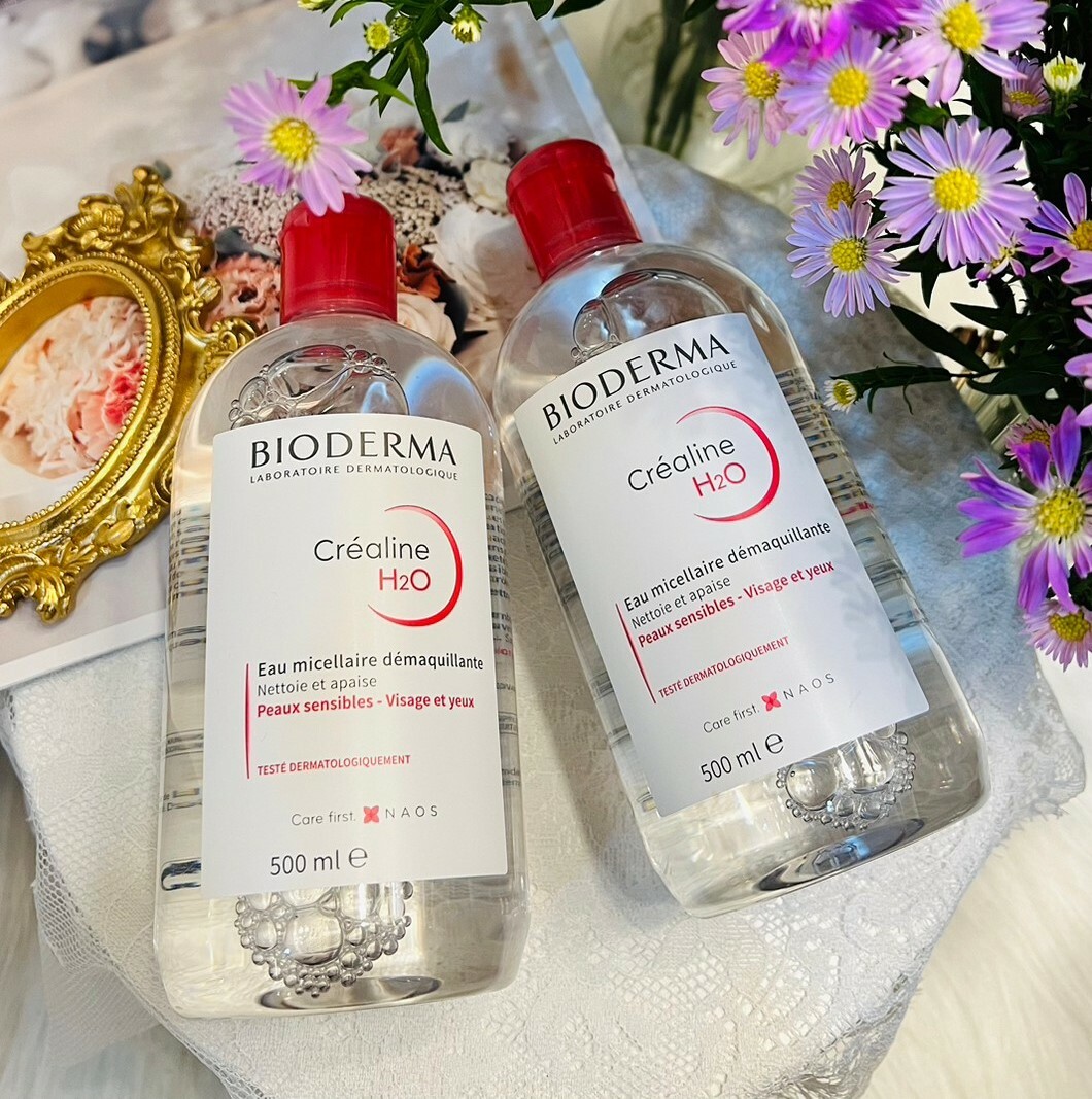 法國貝德瑪舒敏高效潔膚液500ml(卸妝水/粉水)