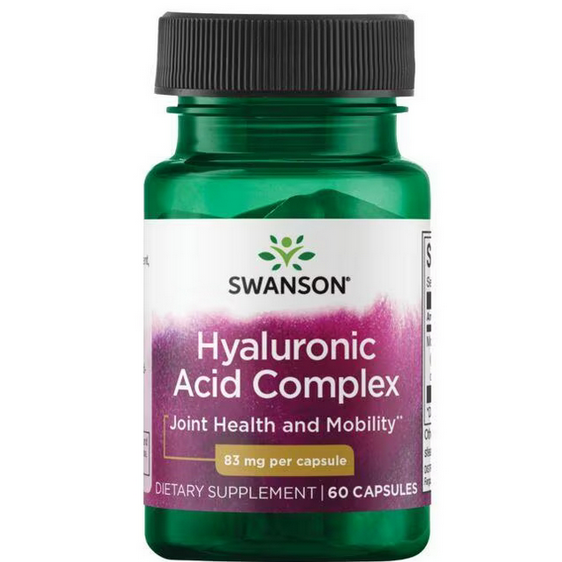【Swanson】Hyaluronic Acid Complex 透明質酸複合物 83mg 60顆