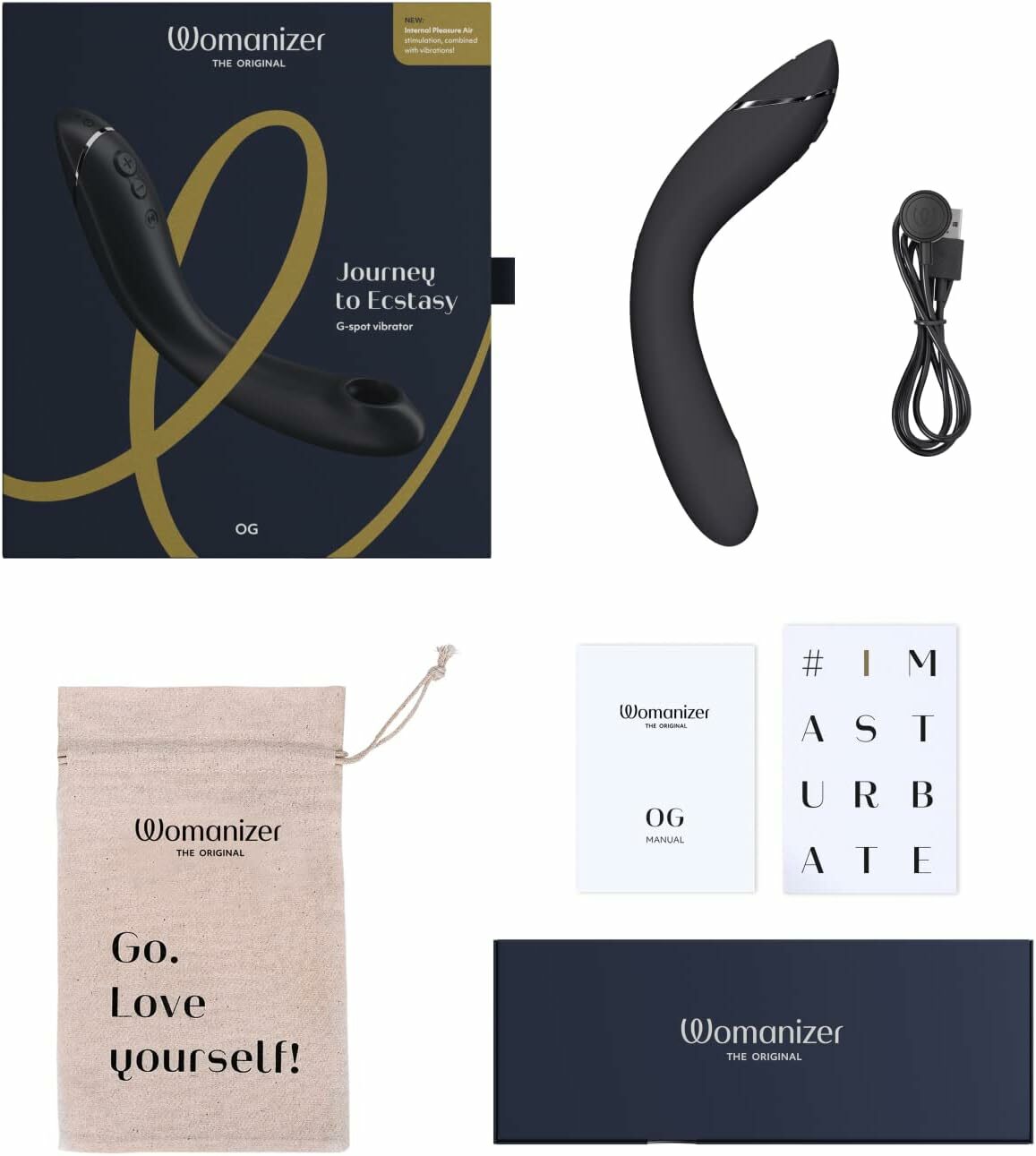 Womanizer OG G 點吸啜震動器 (黑色)