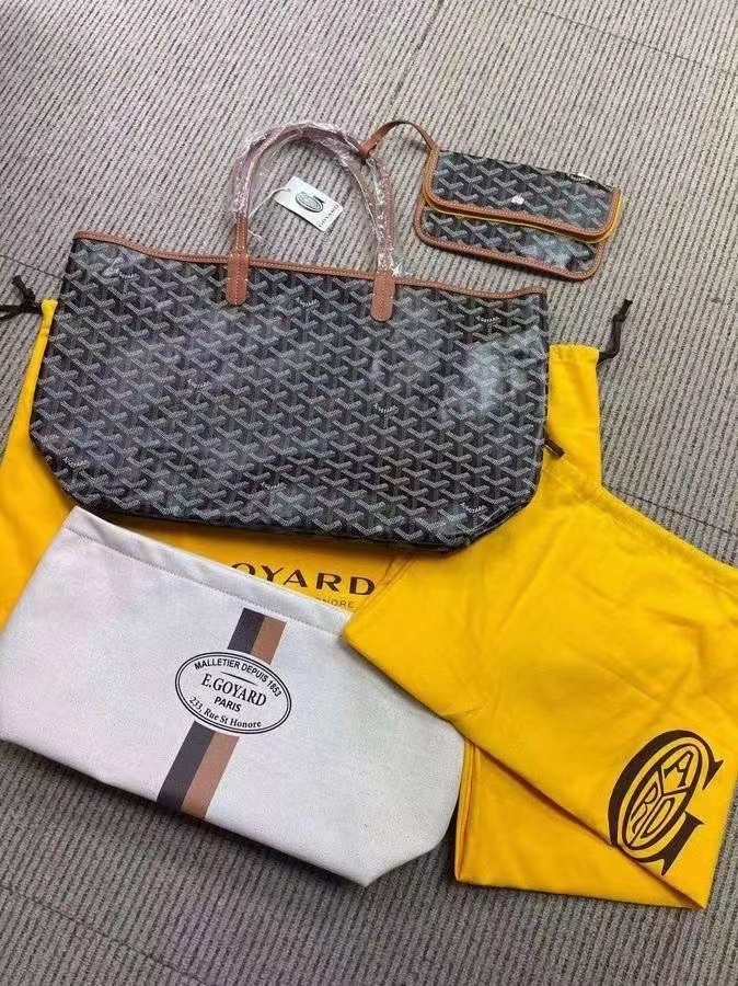 Goyard pm size with inner bag 黑棕色 -M