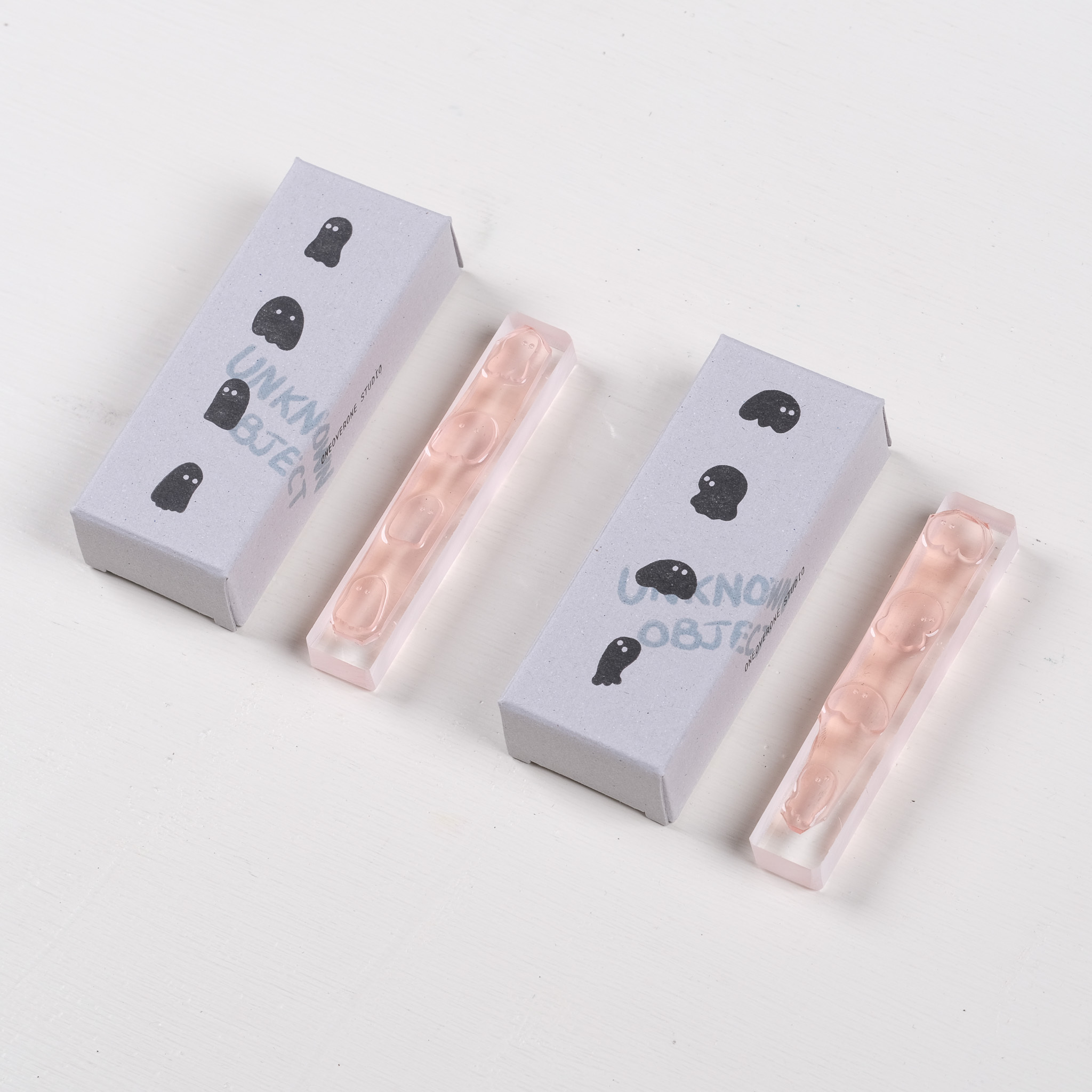 不明物體棒 膠版印章 (隨機款式) ｜一分之一工作室 台灣