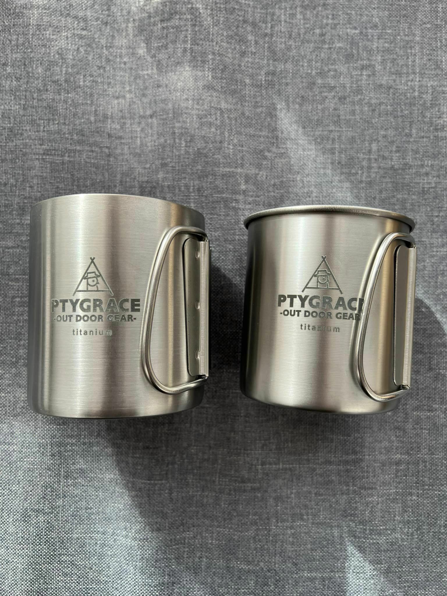 PTYGRACE OUTDOOR GEAR 鈦金屬馬克杯 300ml