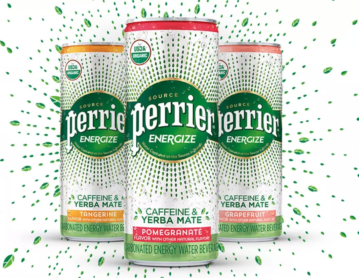 Perrier Energize Flavored Carbonated Energy Water Bever