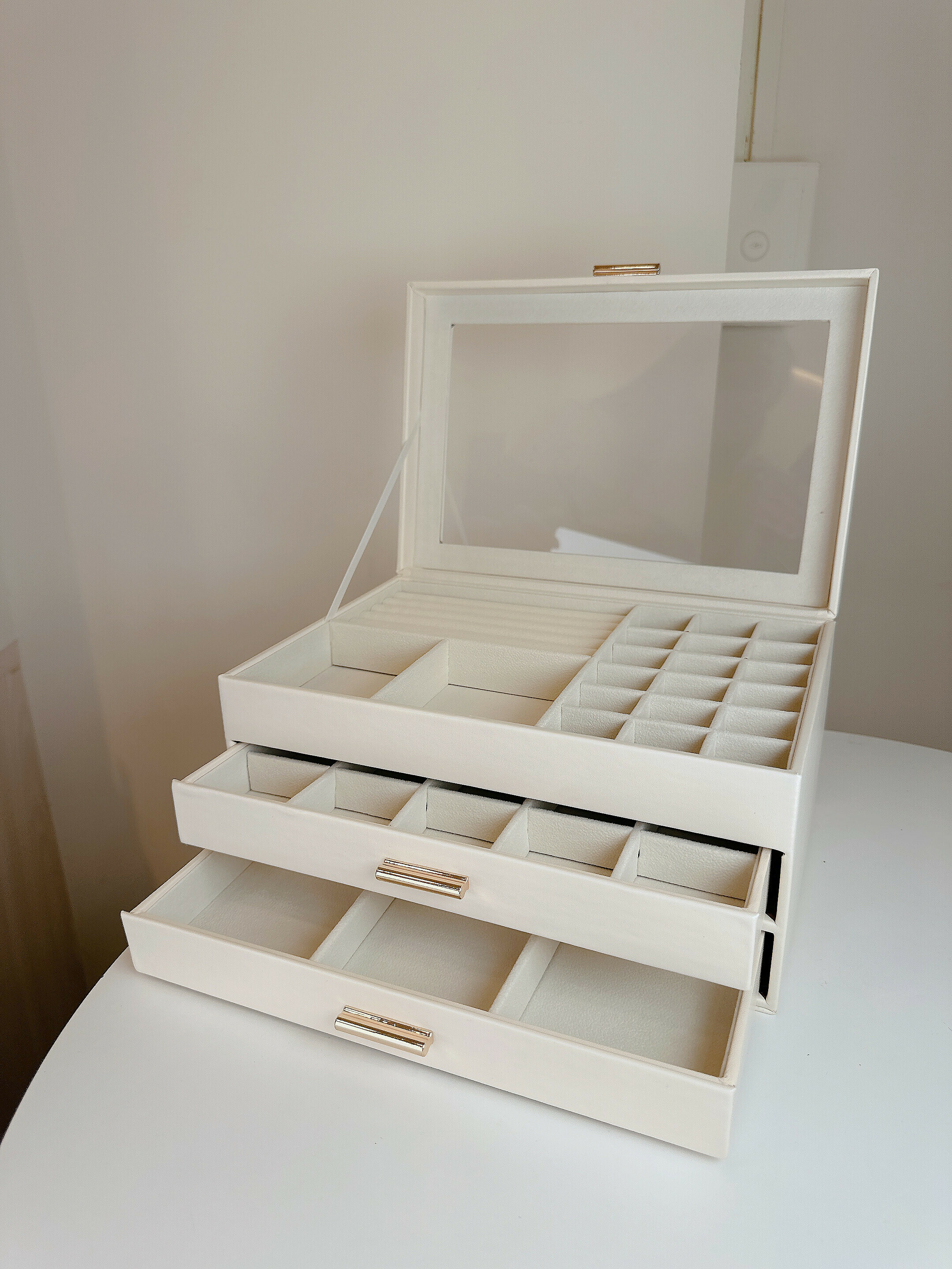 高雅．大款三層珠寶盒