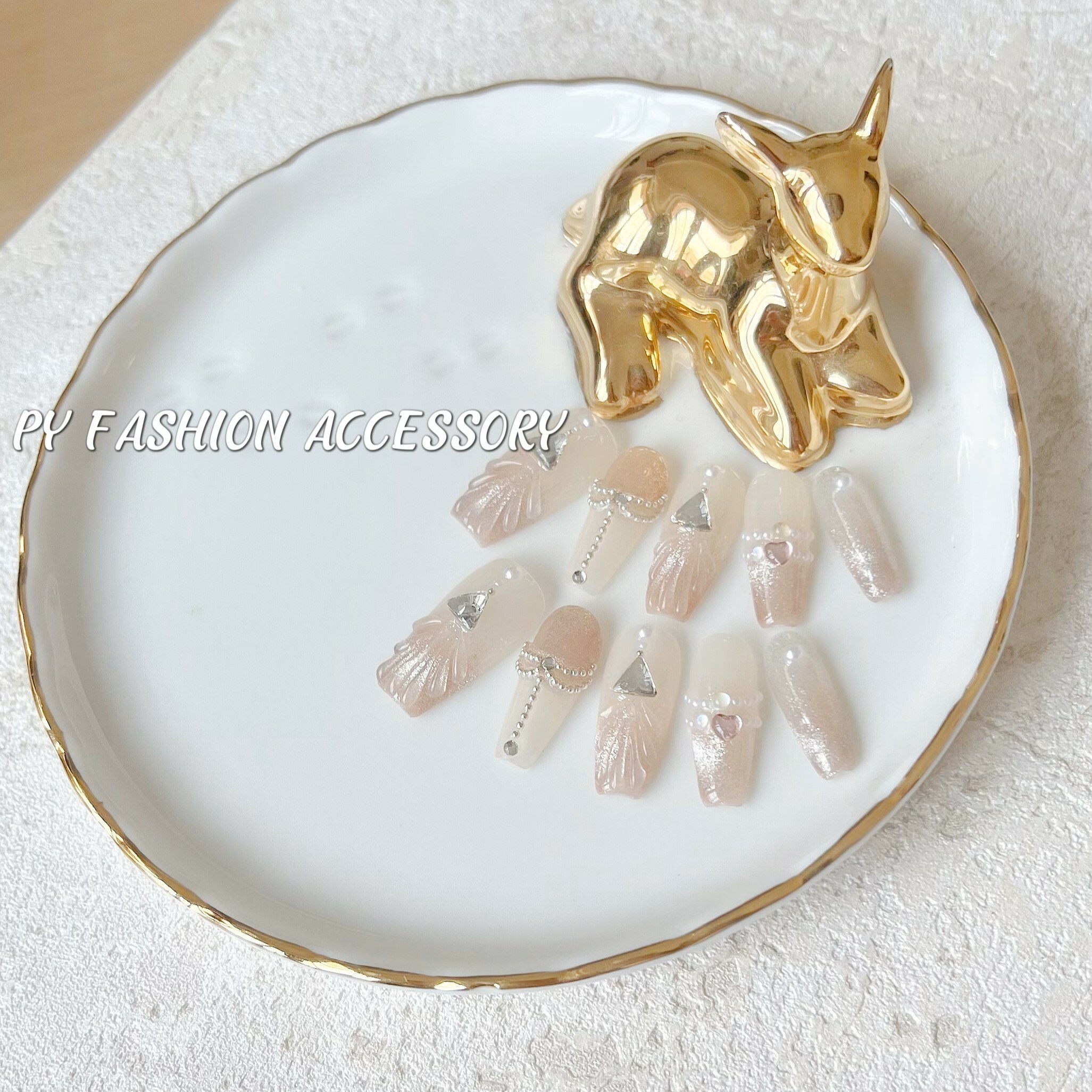 PY FASHION ACCESSORY : NAIL MERMAID PINKY NAILS PY0903