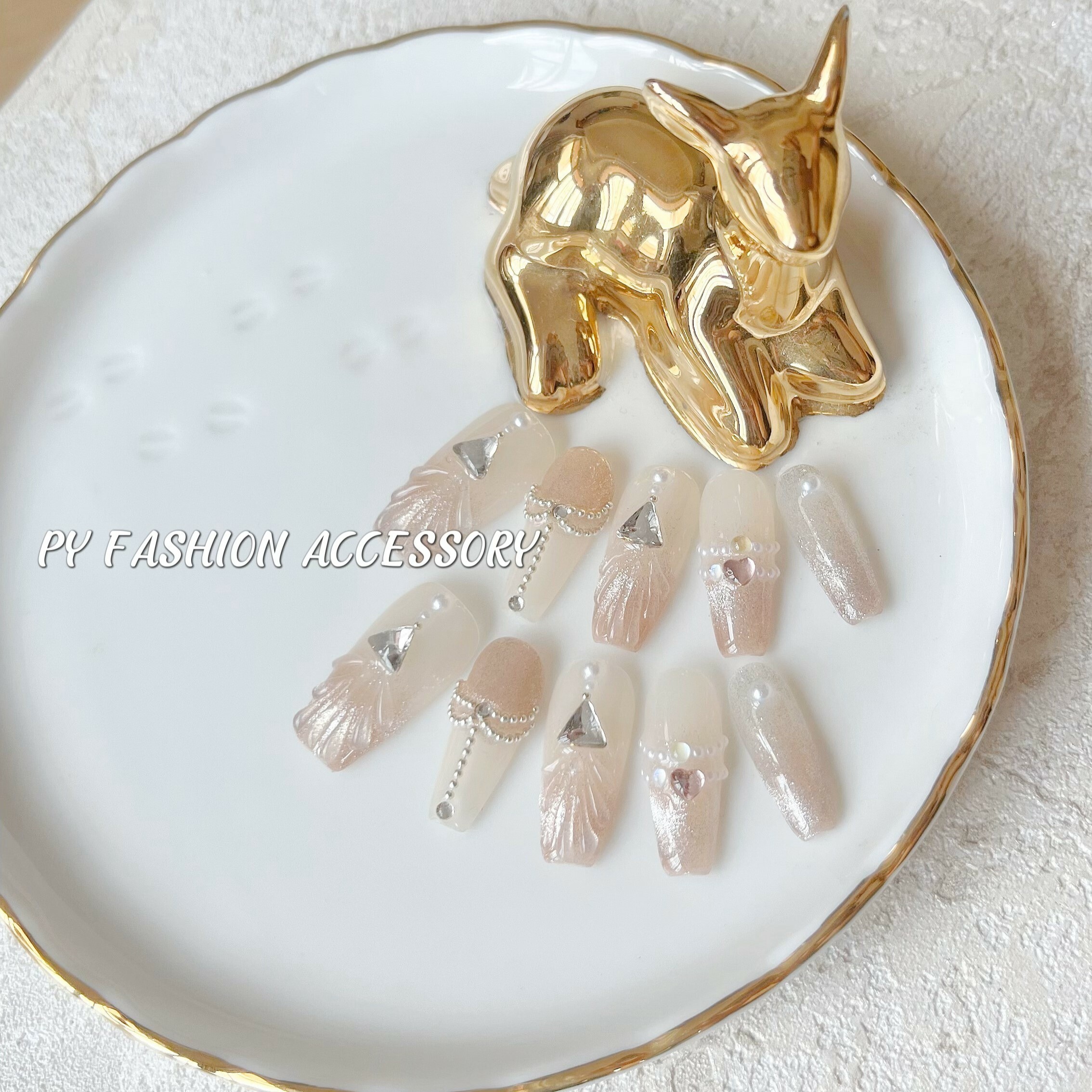 PY FASHION ACCESSORY : NAIL MERMAID PINKY NAILS PY0903