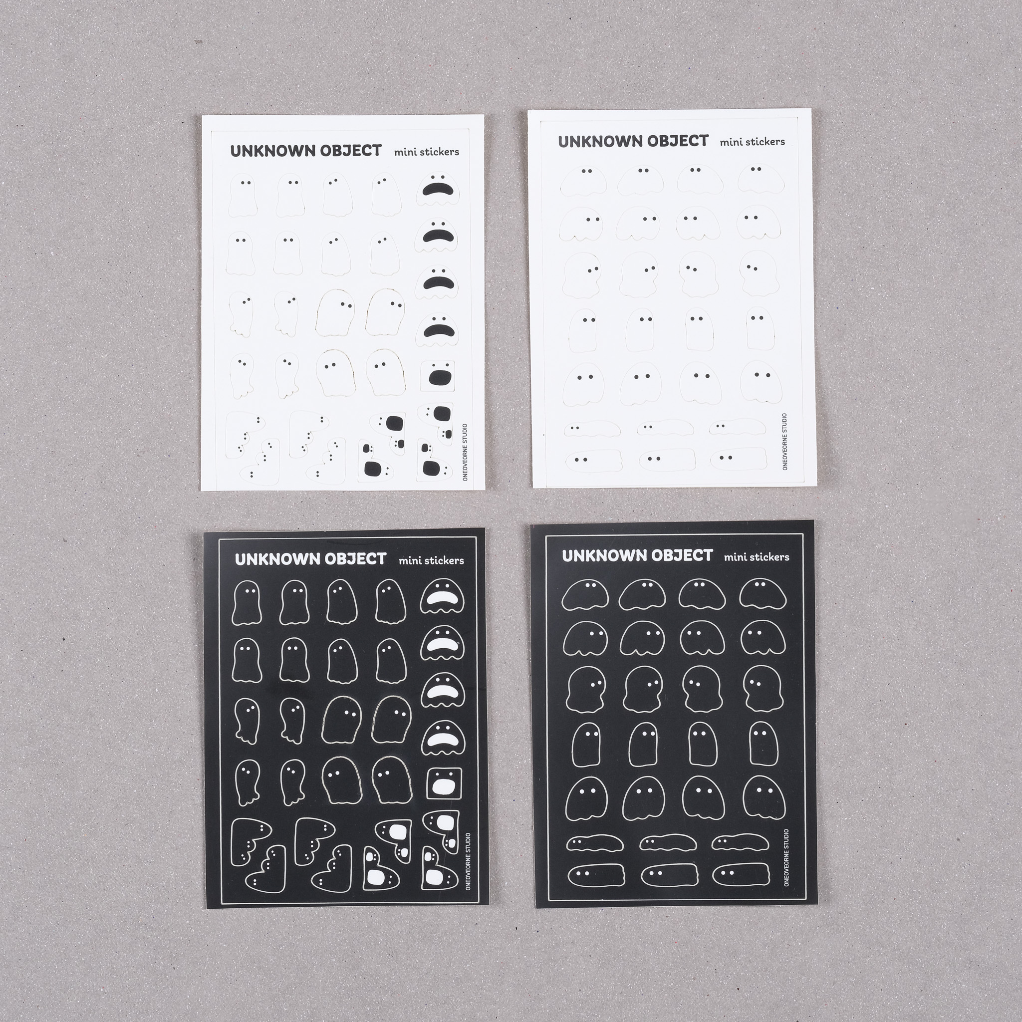 Unknown object Waterproof Mini Stickers /oneoverone studio/TAIWAN