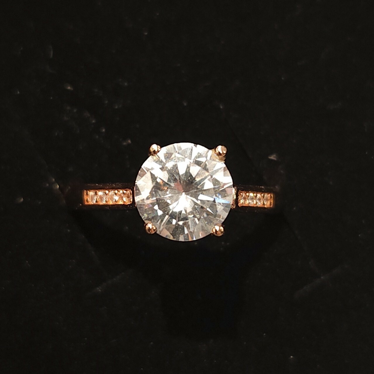 925銀戒指 經典款莫桑鑽戒指