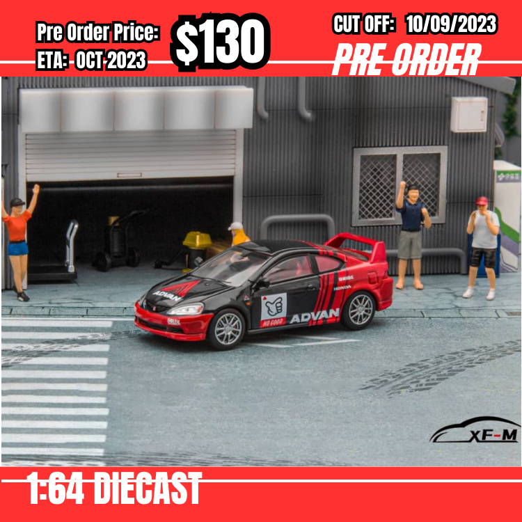 PO-$130 * XF Model * 1:64 Honda Integra Type R Dc5 Advan [OD02/09]